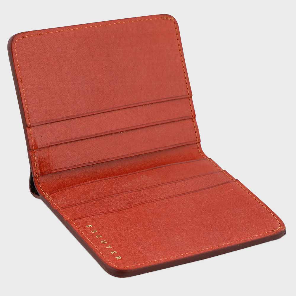 Escuyer Slim Wallet in Orange - Image 3