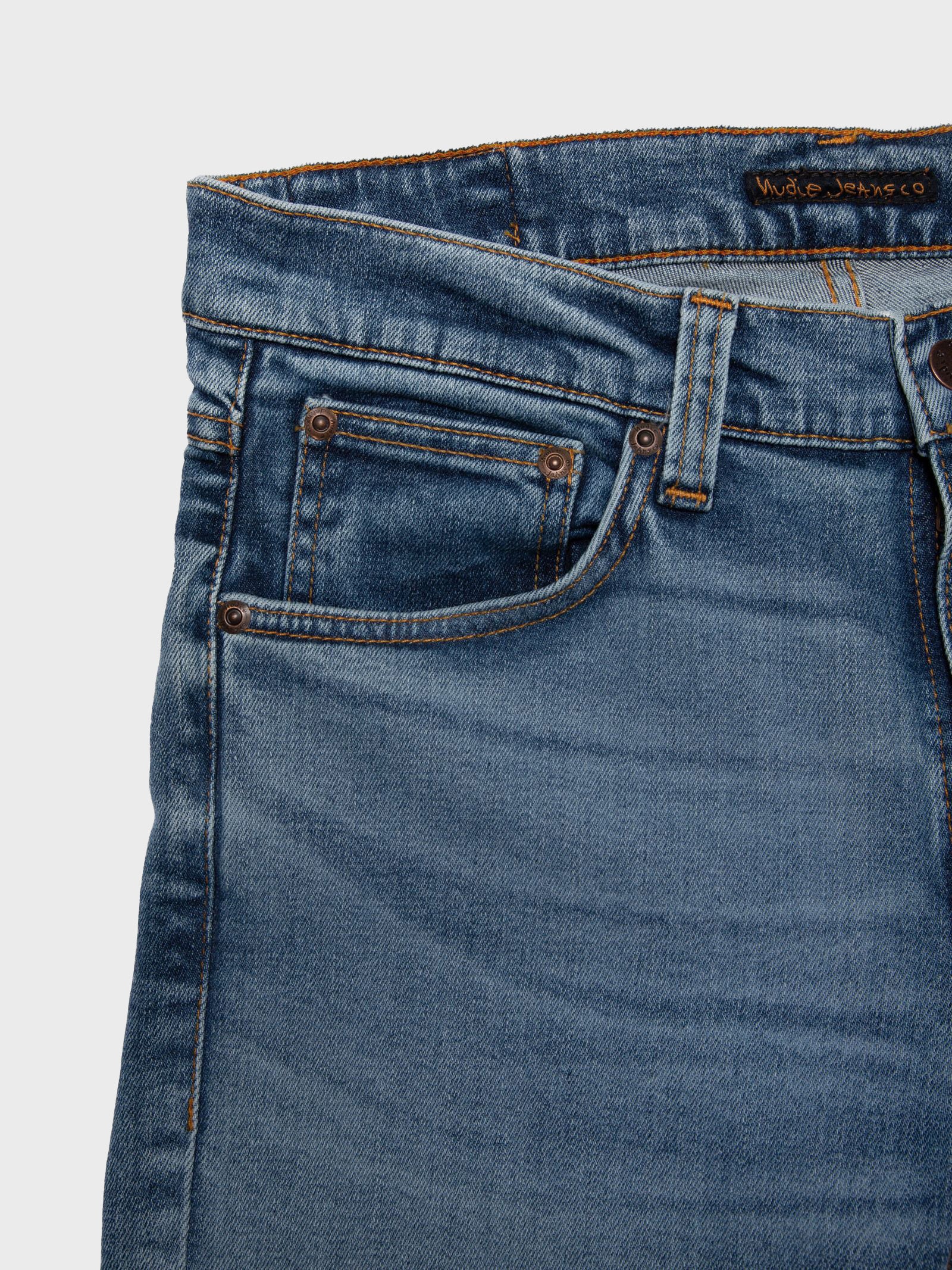 Nudie Jeans Lean Dean Lost Orange - Image 4