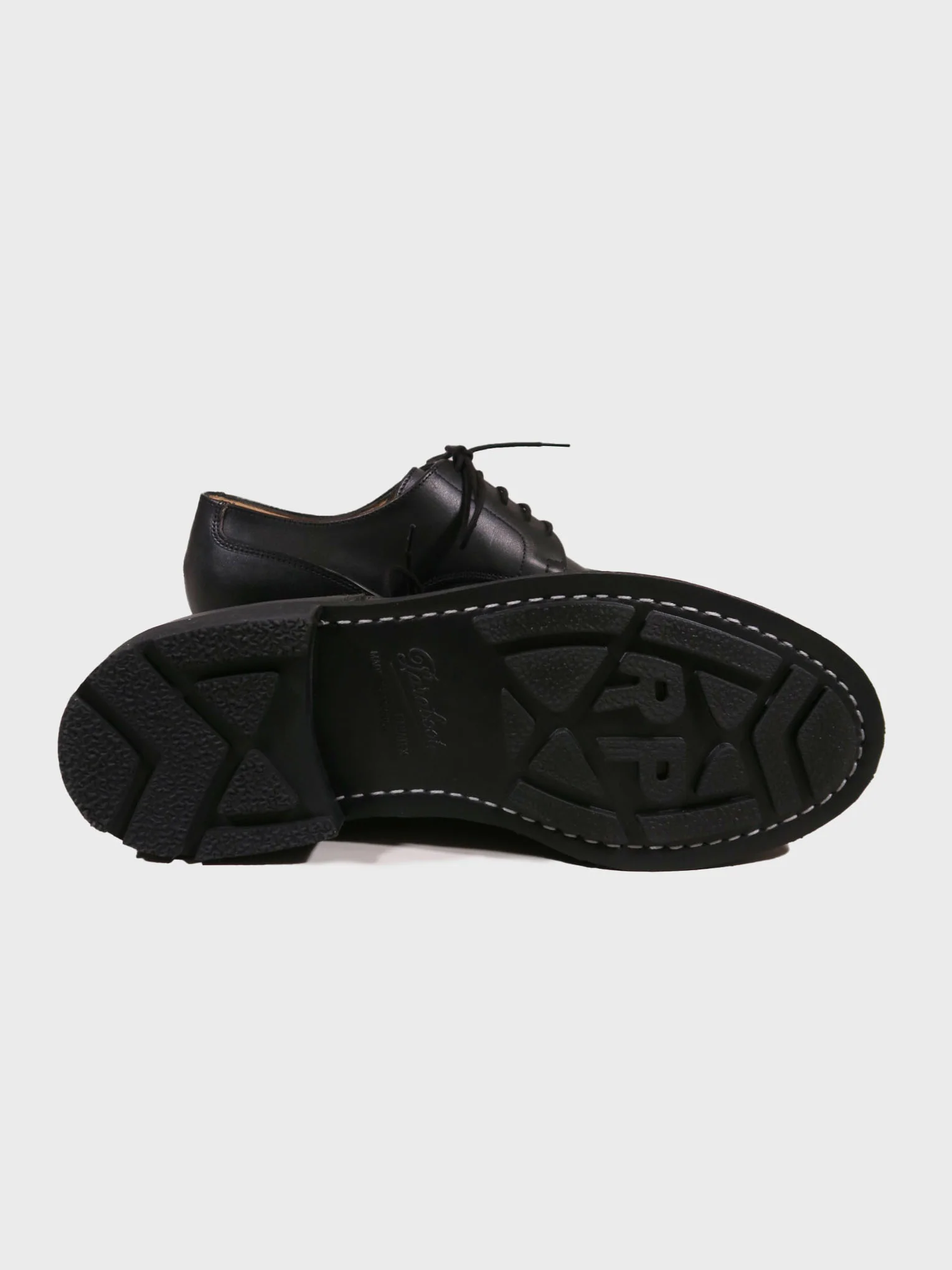 Paraboot Chambord Shoe in Lisse Black - Image 5